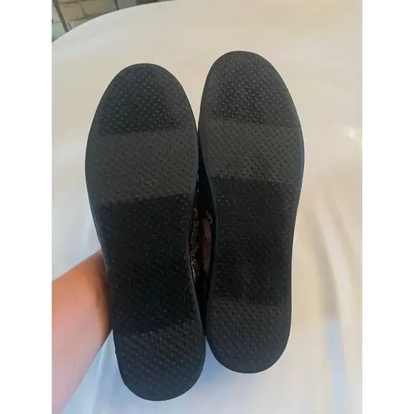 Tom’s Alpargata Black Floral Brocade Slip-On Women size 9 - Picture 7 of 7